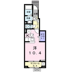 アミスターＫ　Ⅱの物件間取画像